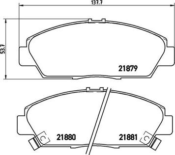 Magneti Marelli 363700428021 - Brake Pad Set, disc brake autospares.lv