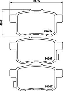 Magneti Marelli 363700428072 - Brake Pad Set, disc brake autospares.lv