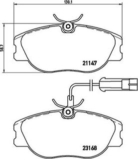 Magneti Marelli 363700423066 - Brake Pad Set, disc brake autospares.lv