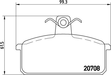 Magneti Marelli 363700423018 - Brake Pad Set, disc brake autospares.lv