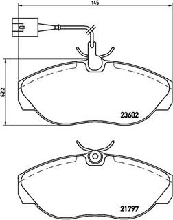 Magneti Marelli 363700423083 - Brake Pad Set, disc brake autospares.lv