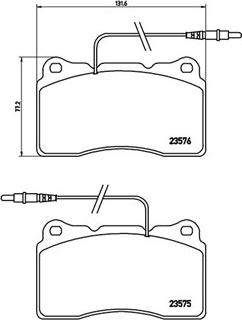 Magneti Marelli 363700423082 - Brake Pad Set, disc brake autospares.lv