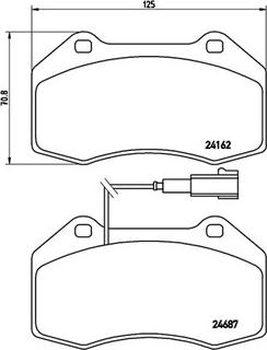 Magneti Marelli 363700423117 - Brake Pad Set, disc brake autospares.lv