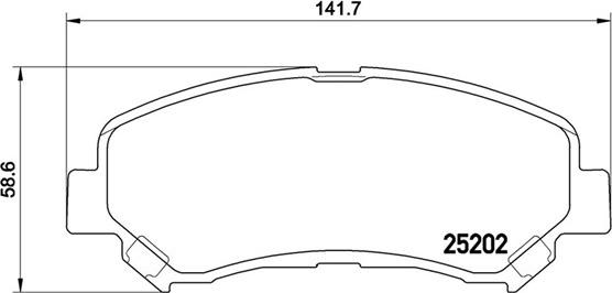 Magneti Marelli 363700479028 - Brake Pad Set, disc brake autospares.lv