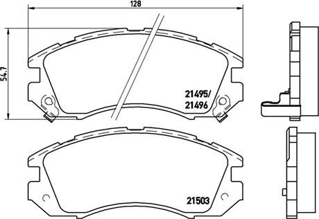 Magneti Marelli 363700478004 - Brake Pad Set, disc brake autospares.lv