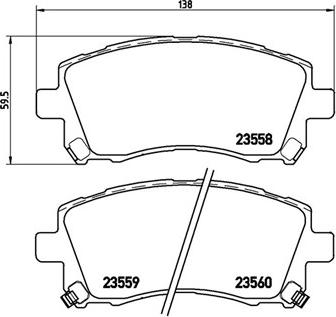 Magneti Marelli 363700478010 - Brake Pad Set, disc brake autospares.lv