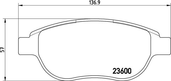 Magneti Marelli 363700561068 - Brake Pad Set, disc brake autospares.lv