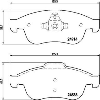 Magneti Marelli 363700568050 - Brake Pad Set, disc brake autospares.lv