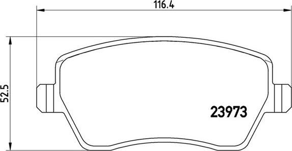 Magneti Marelli 363700568033 - Brake Pad Set, disc brake autospares.lv