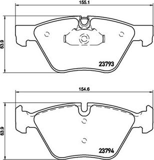 Magneti Marelli 363700506057 - Brake Pad Set, disc brake autospares.lv