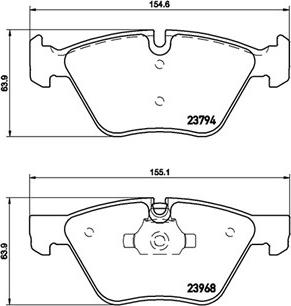 Magneti Marelli 363700506036 - Brake Pad Set, disc brake autospares.lv