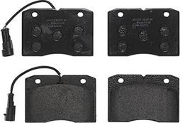 Magneti Marelli 363700506020 - Brake Pad Set, disc brake autospares.lv