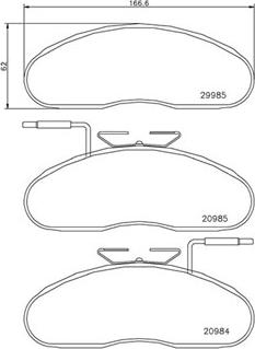 Magneti Marelli 363700507002 - Brake Pad Set, disc brake autospares.lv