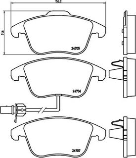 Magneti Marelli 363700585113 - Brake Pad Set, disc brake autospares.lv