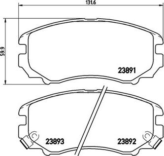 Magneti Marelli 363700530018 - Brake Pad Set, disc brake autospares.lv