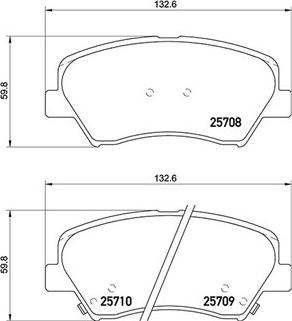 Magneti Marelli 363700530073 - Brake Pad Set, disc brake autospares.lv