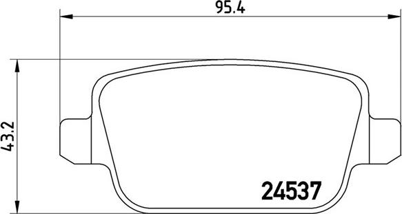 Magneti Marelli 363700524075 - Brake Pad Set, disc brake autospares.lv