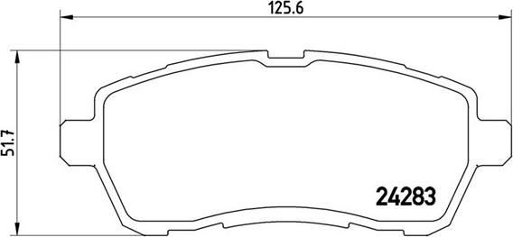 Magneti Marelli 363700524072 - Brake Pad Set, disc brake autospares.lv