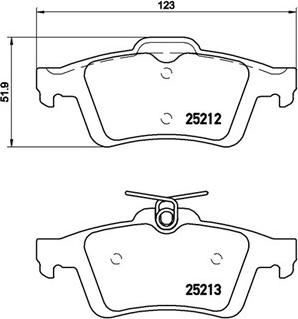 Magneti Marelli 363700524148 - Brake Pad Set, disc brake autospares.lv