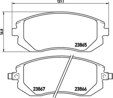 Magneti Marelli 363700578013 - Brake Pad Set, disc brake autospares.lv