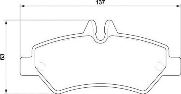 Magneti Marelli 363700033016 - Brake Pad Set, disc brake autospares.lv