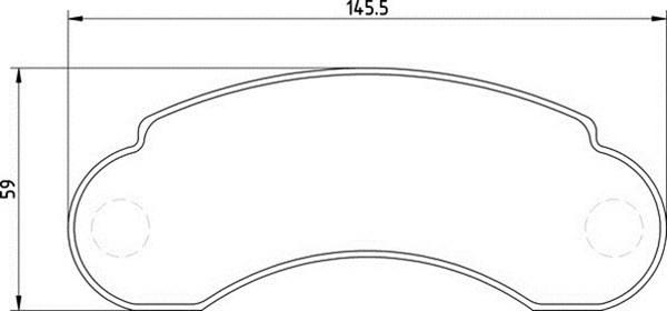 Magneti Marelli 363700209025 - Brake Pad Set, disc brake autospares.lv