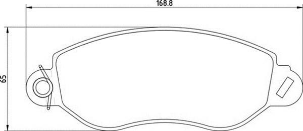 Magneti Marelli 363700209107 - Brake Pad Set, disc brake autospares.lv