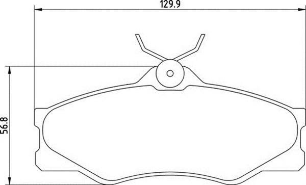 Magneti Marelli 363700205012 - Brake Pad Set, disc brake autospares.lv