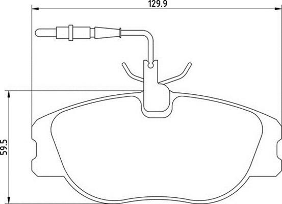 Magneti Marelli 363700205084 - Brake Pad Set, disc brake autospares.lv