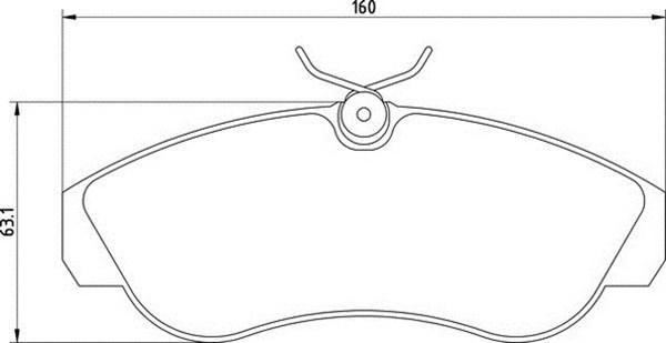 Magneti Marelli 363700205079 - Brake Pad Set, disc brake autospares.lv