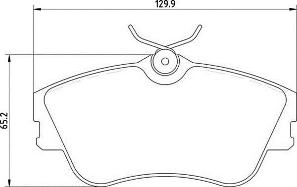 Magneti Marelli 363700205140 - Brake Pad Set, disc brake autospares.lv