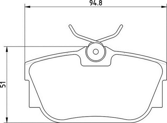 Magneti Marelli 363700205137 - Brake Pad Set, disc brake autospares.lv