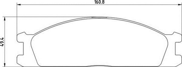 Magneti Marelli 363700200009 - Brake Pad Set, disc brake autospares.lv