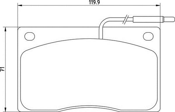 Magneti Marelli 363700200210 - Brake Pad Set, disc brake autospares.lv