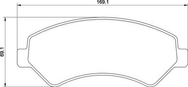 Magneti Marelli 363700201656 - Brake Pad Set, disc brake autospares.lv