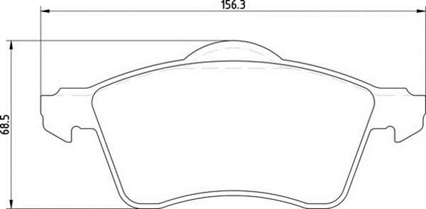 Magneti Marelli 363700201107 - Brake Pad Set, disc brake autospares.lv