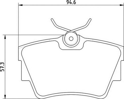 Magneti Marelli 363700201390 - Brake Pad Set, disc brake autospares.lv