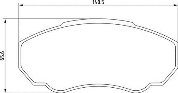 Magneti Marelli 363700201354 - Brake Pad Set, disc brake autospares.lv