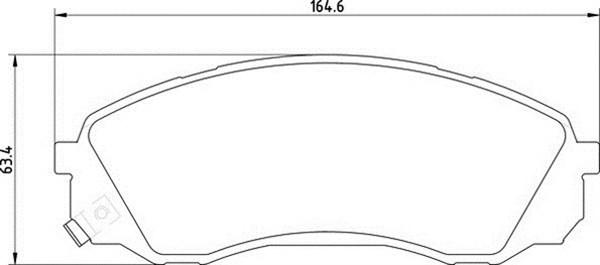 Magneti Marelli 363700201724 - Brake Pad Set, disc brake autospares.lv