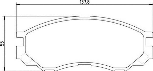 Magneti Marelli 363700203123 - Brake Pad Set, disc brake autospares.lv