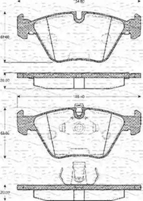 Magneti Marelli 430216171115 - Brake Pad Set, disc brake autospares.lv