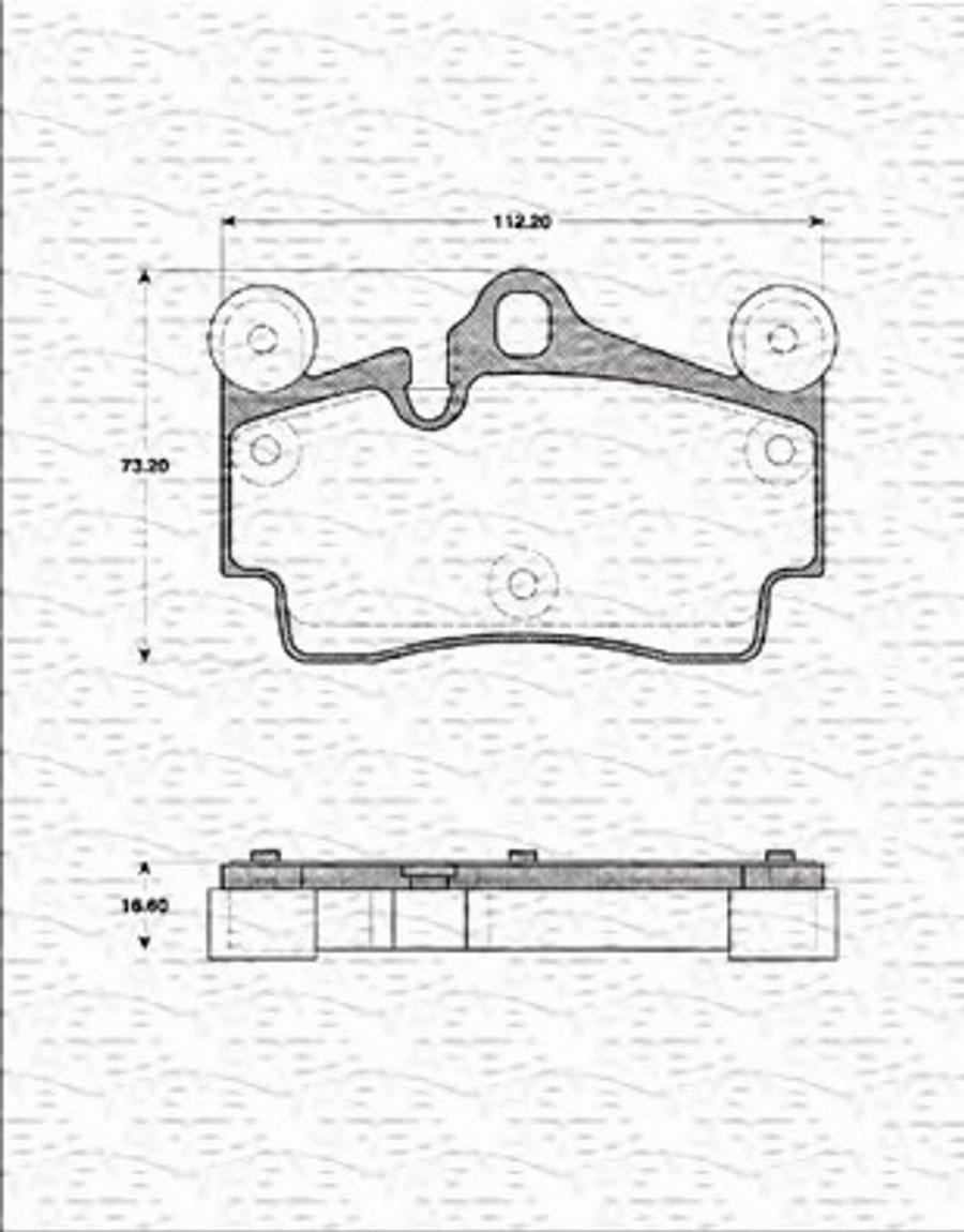 Magneti Marelli 363702161393 - Brake Pad Set, disc brake autospares.lv