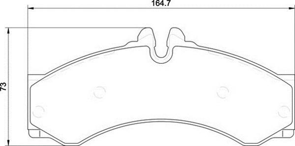 Magneti Marelli 363710034068 - Brake Pad Set, disc brake autospares.lv