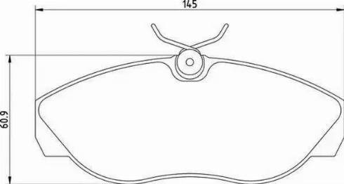 RIDER RD.3323.DB1105 - Brake Pad Set, disc brake autospares.lv