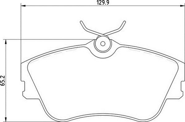 Magneti Marelli 363710205072 - Brake Pad Set, disc brake autospares.lv