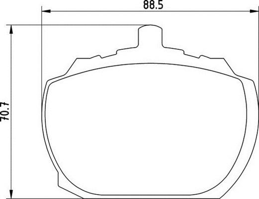 Magneti Marelli 363710200571 - Brake Pad Set, disc brake autospares.lv