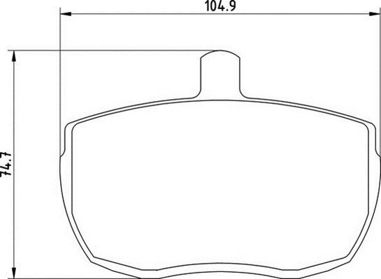 Magneti Marelli 363710200381 - Brake Pad Set, disc brake autospares.lv