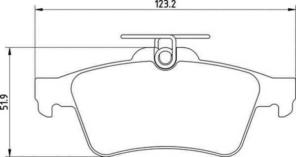 Magneti Marelli 363710201489 - Brake Pad Set, disc brake autospares.lv