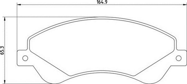 Magneti Marelli 363710201641 - Brake Pad Set, disc brake autospares.lv