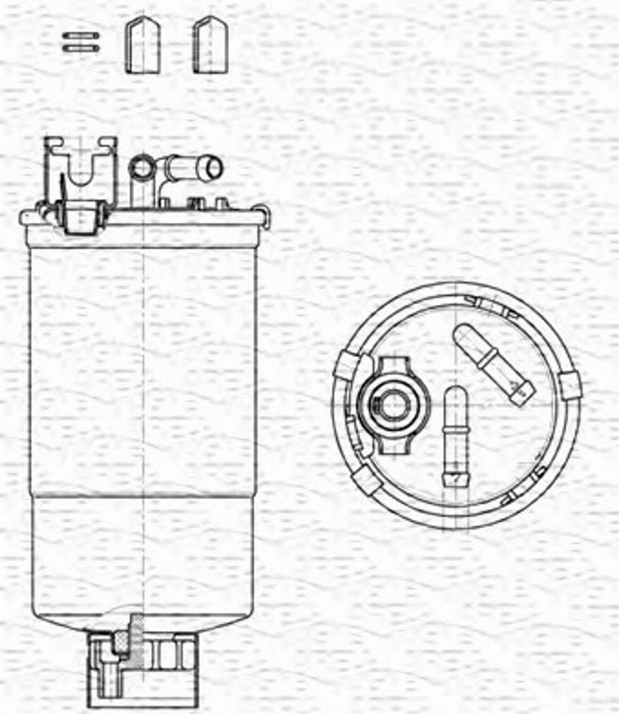 Magneti Marelli 213908561000 - Fuel filter autospares.lv